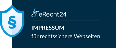 Siegel von eRecht24 für rechtssichere Websites Siegel von eRecht24 für rechtssichere Websites